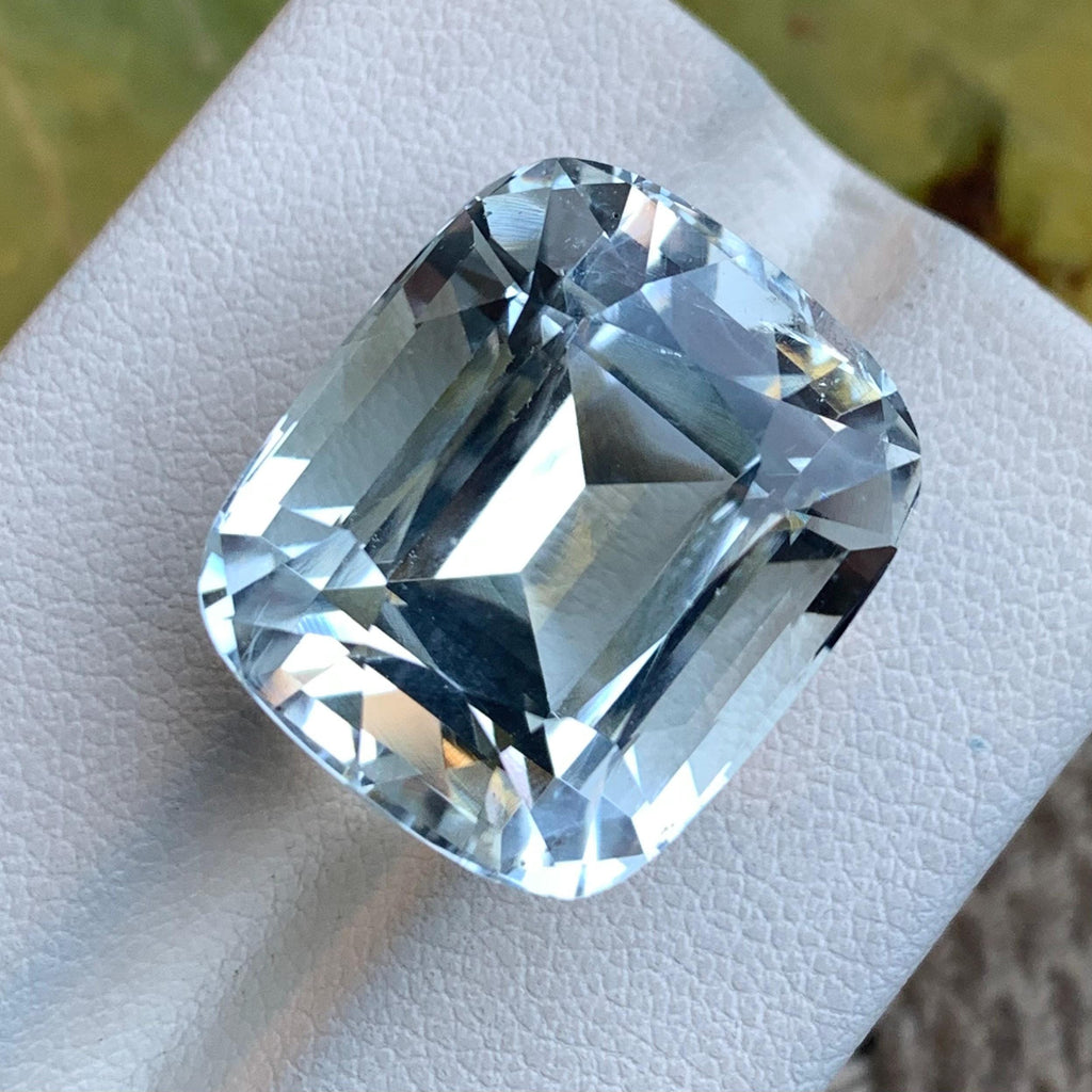 28.4 Ct's 100% Natural Loupe Clean Cushion Cut Aquamarine, Aquamarine, Loose Aquamarine Gemstone, Cut Aquamarine, Aquamarine Gemstone